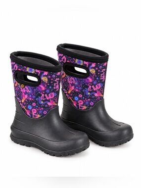 BOGS Girls Waterproof Galaxy Winter Boots Kids Size 13